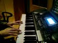 Nauka gry \"Jak anio?a g?os\" na keyboardzie