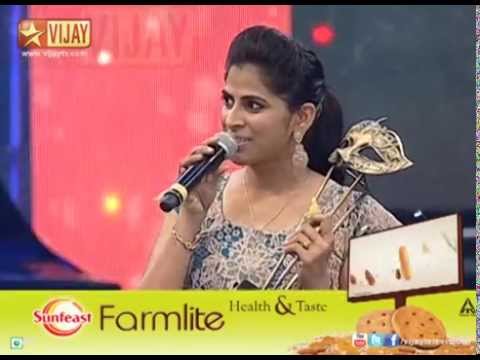 Vijay Television Awards - Favourite Singer - Female