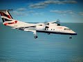 dash-8 200 landing princess juliana intl.