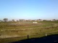 Racing motorbikes on sunday in Zeeland, Holland