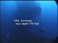 diving the saratoga and shark pass