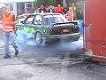 Norwegian burnout contest...Bmw e30 5,0 liter v12 biturbo #1 at contest..