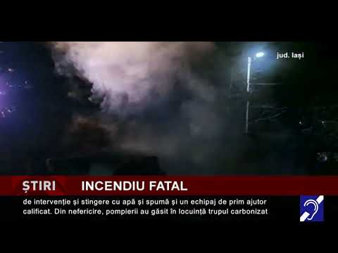 Incendiu devastator, în Iași