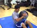 RUSSIAN TWIST WITH MED BALL AT HOWFIT RUSSIAN TWIST WITH MED BALL AT HOWFIT