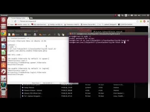 how to enable hibernate in ubuntu