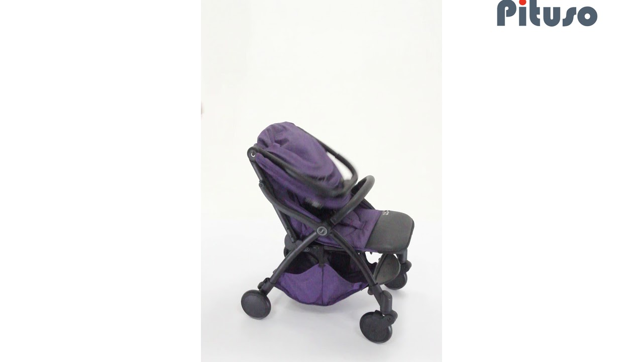Видео о товаре Коляска прогулочная Pituso Smart, Berry / Ягодный лен миниатюра 0 Видео о товаре Коляска прогулочная Pituso Smart, Berry / Ягодный лен