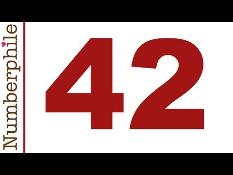 42 and Douglas Adams - Numberphile