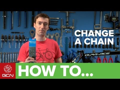 how to fit bike chain