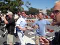 Griff Jenkins and Fox News ATTACKED at DNC Protests