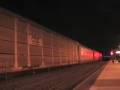 Amtrak and Autoracks 12/23/08 Night time! Orange Station Amtrak and Autoracks 12/23/08 Night time! Orange Station