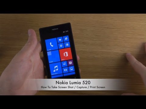 how to take snapshot in lumia 520