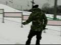 How to Do Snowboard Tricks at the Park : How to Ride the J-Bar on a Snowboard