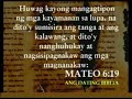 Mateo Kapitulo 6-Mapalad ang Bumabasa