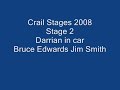 crail stages 2008 stage 2 darrian in car