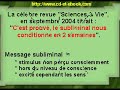 Subliminal visuel et auditif