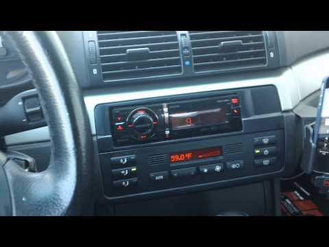 how to remove cd player from bmw e46