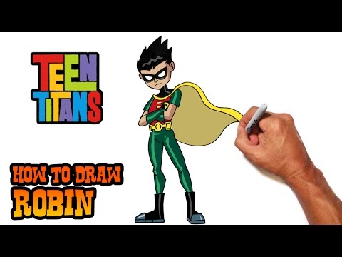 video-linktoworks-How to Draw Robin (Teen Titans)- Step by Step - YouTube