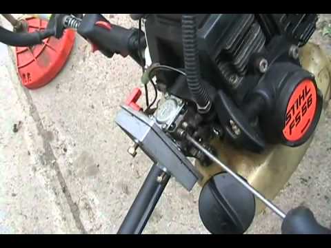 how to adjust a weed eater carburetor