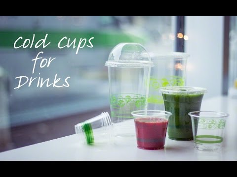 Compostable Plastic Cold Drink and Parfait Cups Demonstration by Good Start Packaging