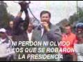 Noroña en protesta frente a los Pinos...cada año..wmv