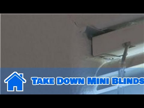 how to take down blinds