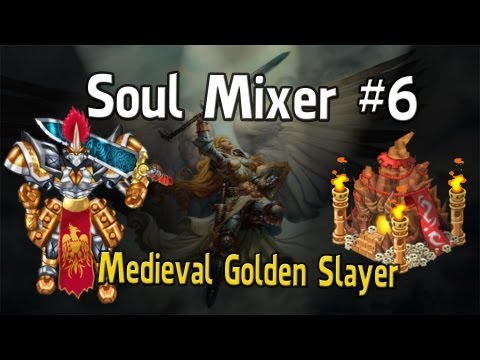 mixer - How to get the Medieval Golden Slayer from the Soul Mixer. By mixing Rainbow Dagon + Gladiator Mace.