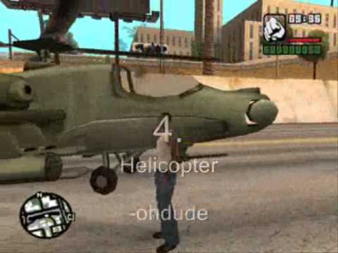 how to spawn vehicles in gta san andreas pc