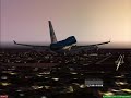 Landing Rotterdam PMDG 747