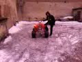 Kinroad XT 150 ATV Snow Drifts