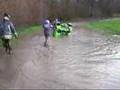 ATV crash with 400 KFX