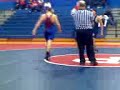 Troy Cathey Sophomore Year Match #1