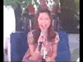 Charice Pempengco Singing \"I Have Nothing\", sitting down.