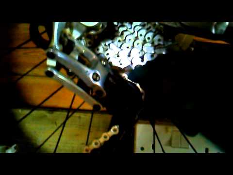 how to adjust a sram x9 rear derailleur