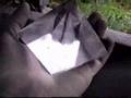 Pyramid alum growing crystal - Cristal d'alun pyramidal
