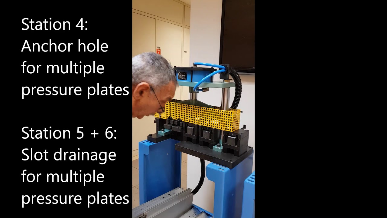 Curtain Wall Punch Tools For Multiple Covers, Mullions & Pressure Plates