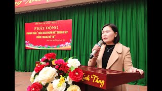 Phường Quang Trung phát động phong trào "Toàn dân đoàn kết chung tay chỉnh trang đô thị"
