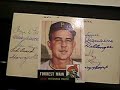 1950 Pittsburgh Pirates Signed Card
