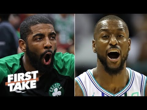 Video: Will Kyrie Irving or Kemba Walker have a bigger impact next season? | First Take