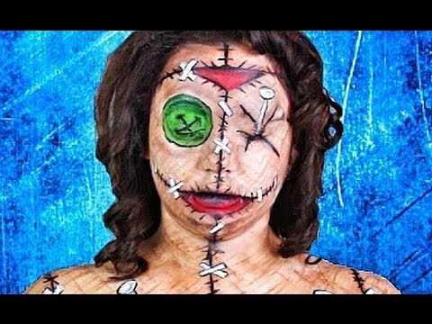 VOODOO DOLL MAKEUP TUTORIAL!