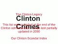 Clinton Crimes RECORD SETTING Scandal Index !