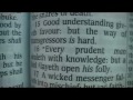Click here to watch this video Proverbs 13