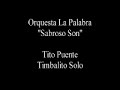 video of tito puente while he was recording his guest timbale solo used in the song 