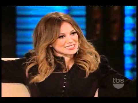 Hilary Duff On Lopez Tonight   11 11 2010