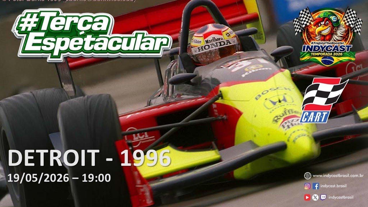 IndyCast Brasil #Lembranças #TerçaEspetacular - Detroit 1996