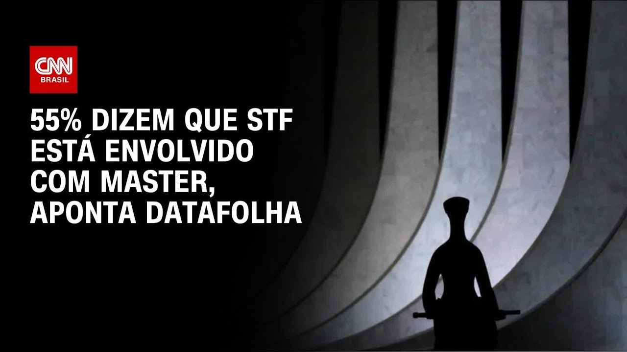 Datafolha: 55% dizem acreditar que STF está envolvido no caso Master | LIVE CNN