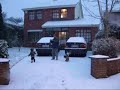 Snow in Limerick, Ireland