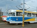 Tramvaj T2 ve vozovn? v Plzni