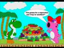 birdo - Birdo and Yoshi are challenging one another to a fruit eating contest, that soon turns into a voring contest. But will Judge Guy allow Birdo's tatics?