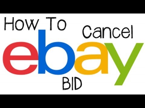 how to undo a bid on ebay