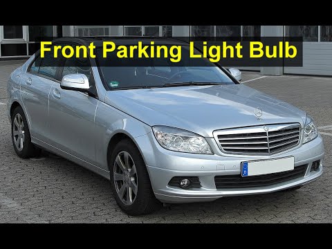 Mercedes Benz C350 C-Class Front Parking Light Bulb Replacement – Auto Repair Series